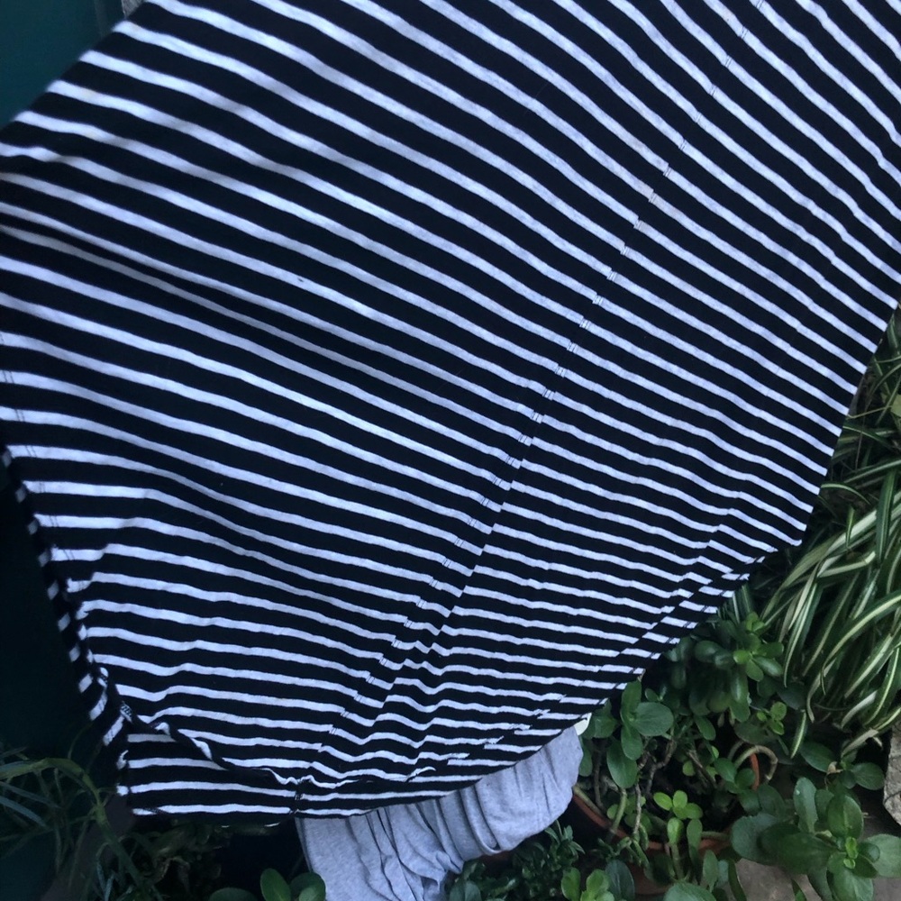 🌴 Z SUPPLY XL REVERIE V-NECK BLK & WHITE STRIPPED TANK MAXI DRESS! ❤️ - Picture 11 of 12
